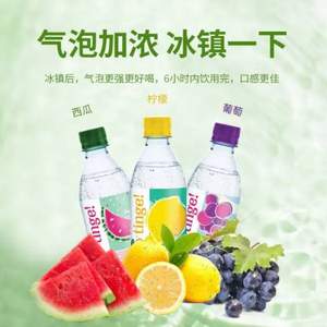 马来西亚国会用水， SPRITZER 事必胜 so tinge低糖0脂天然气泡水 325ml*6瓶 