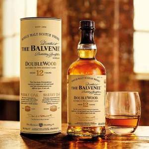 The Balvenie 百富 12年双桶苏格兰达夫镇单一麦芽威士忌 700ml 