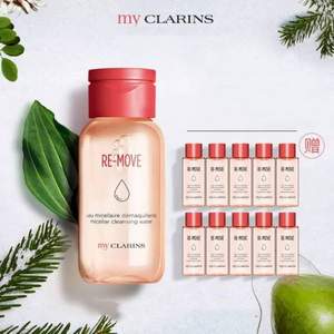 my CLARINS 娇韵诗 双效净颜胶束卸妆水 200ml+10ml*10