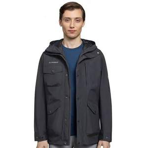 Mammut 猛犸象 Mountain 男士防風(fēng)防潑水軟殼派克大衣 1011-01950