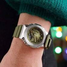 Casio 卡西歐 G-Shock系列 女士金屬八角運動手表GM-S2100-3AER
