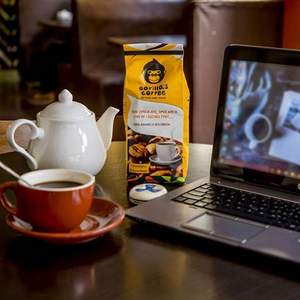 卢旺达进口，Gorilla's Coffee 深度烘焙 100%阿拉比卡波旁咖啡豆500g