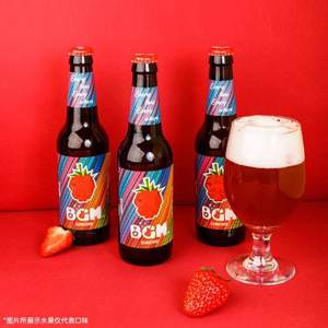 临期特价，青岛啤酒 BGM 混合莓味拉格啤酒330mL*24瓶