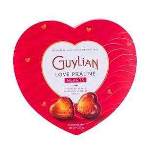 临期低价！比利时进口 Guylian 吉利莲 心形榛子夹心巧克力 105g
