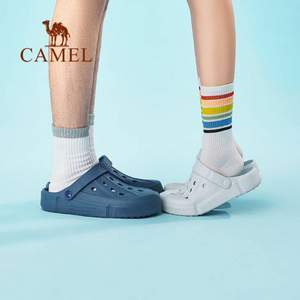 Camel 骆驼 2023年夏季新款男女款沙滩鞋洞洞鞋 6色