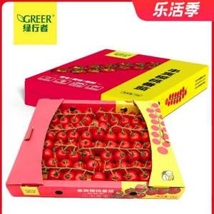 北京奥运会食材供应商，绿行者 串爽樱桃番茄礼盒装 1kg