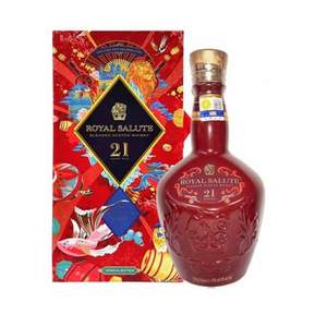 PLUS会员，ROYAL SALUTE 皇家礼炮 21年苏格兰威士忌 限量珍藏礼盒款 礼赞新春 700ml