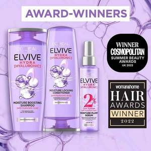 L'Oréal Paris 欧莱雅 Elvive Hydra 透明质酸洗护三件套