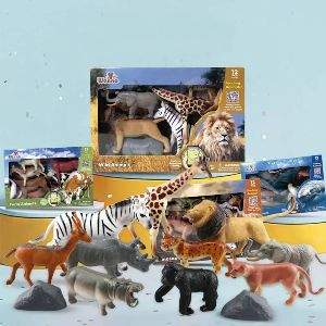 国家地理正版，WENNO 野生仿真动物玩具10件装 多款