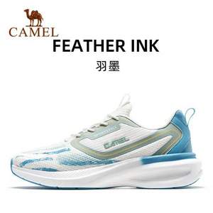 Camel 駱駝 羽墨 情侶款透氣高彈緩震運動鞋 多色