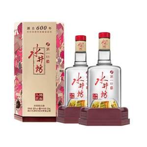 水井坊 臻酿八號 52度浓香型白酒500mL*2瓶 