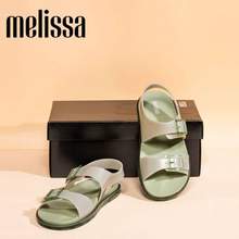 Melissa 梅丽莎 女士可调节搭扣平底凉鞋 32945