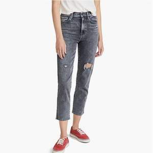 7 For All Mankind 女式高腰七分直筒破洞牛仔褲 7U344213