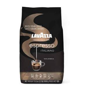 意大利进口，LAVAZZA 乐维萨 意式浓缩咖啡豆 1000g