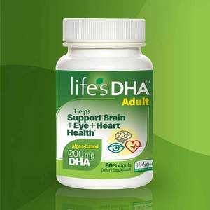DSM 帝斯曼 Life's DHA 成人素食藻油DHA软胶囊200mg*60粒