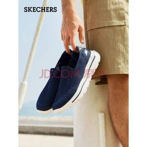 SKECHERS 斯凱奇 GO WALK系列 男士低幫休閑鞋 661063