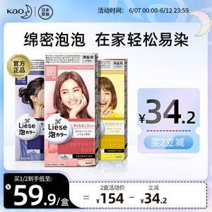 Kao 花王 Liese 莉婕 植物泡沫染發(fā)劑 108ml