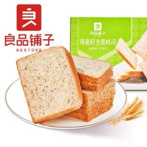 良品铺子 奇亚籽低脂全麦吐司 1kg（约20包）