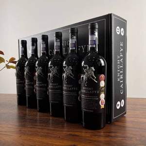 法国原瓶进口，Domas Cairllafye 多玛斯·凯尔勒菲 超级波尔多AOP级 骑士干红葡萄酒750mL*6瓶礼盒装