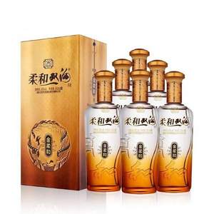 双沟 柔和双沟 金柔和 42度浓香型白酒450mL*6瓶