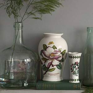 Portmeirion 波特美林 花草园系列 木兰花陶瓷花瓶 20cm