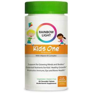Rainbow Light 润泊莱 儿童每日一片 含益生菌 综合维生素 90粒