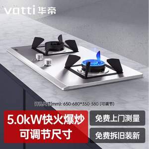 VATTI 华帝 i10065A 燃气灶 双灶具