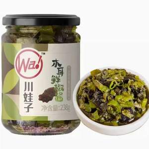 川娃子 木耳鮮椒醬 230g瓶裝