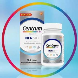 Centrum 善存 中老年男士/女士銀片復(fù)合維生素 美版 100粒*3件