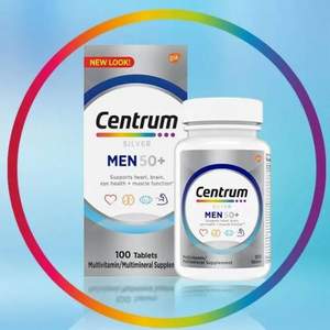 Centrum 善存 中老年男士/女士银片复合维生素 美版 100粒*3件