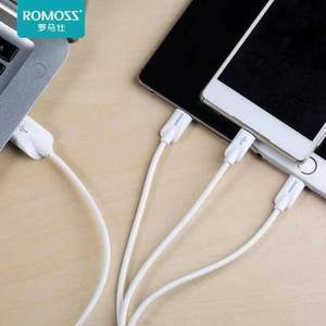ROMOSS 羅馬仕 蘋果/安卓/TYPE-C通用一拖三數(shù)據(jù)線 1米 
