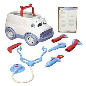 Green Toys 儿童救护车医生玩具套装