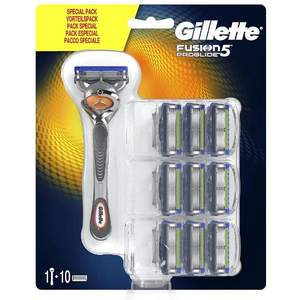 Gillette 吉列 Fusion5 ProGlide 锋隐致顺 男士剃刀套装（1刀架+10刀头）