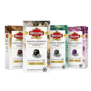 兼容Nespresso，Moccona 摩可纳 咖啡大师甄选系列 胶囊咖啡10颗装*4盒+凑单品