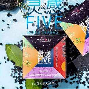 上市茶企，天福天心茗茶 靈感 原葉組合袋泡茶15g/5包