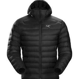 Arc'teryx 始祖鸟 Cerium LT 男款850蓬鹅绒连帽羽绒服  黑色XL码