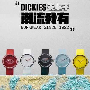 Dickies 帝客 中性款彩色果冻手表 CL103 多款多色