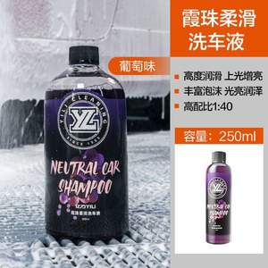 40年老牌，亿力 霞珠柔滑洗车液/冰蓝多效内饰清洁剂250mL