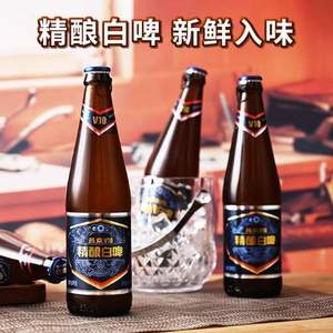 燕京啤酒 V10精酿白啤10度 426mL*6瓶