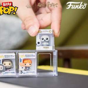 Funko Bitty POP!  哈利波特系列 4个公仔+置物架