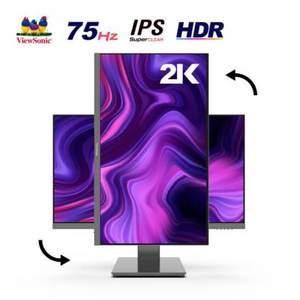 ViewSonic 優(yōu)派 VX2762-2K-HD 27英寸IPS FreeSync顯示器（2560×1440、75Hz、HDR10）