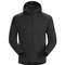 ARC'TERYX 始祖鳥 Covert Hoody 男款連帽保暖抓絨衣 24090 黑色XL碼