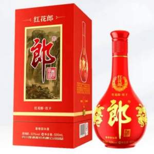 郎酒 红花郎十（10） 53度酱香型白酒 500ml*4瓶（含礼袋）