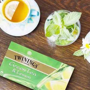 TWININGS 川宁 柠檬绿茶 25片独立装*2件