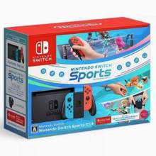 Nintendo 任天堂 Switch 续航增强版 游戏家庭主机 日版+Switch Sports运动数字版游戏套装