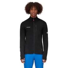 Mammut 猛犸象 Taiss Light ML 男士輕量速干抓絨衣 黑色S碼