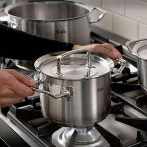 Fissler 菲仕乐 Original-Profi新雅格系列 20cm不锈钢带盖平底煮锅/浅汤锅2.6L