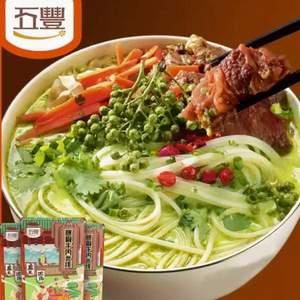 五丰 藤椒牛肉/肥肠米线 207g*3盒装
