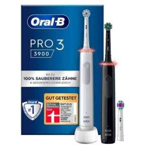 Oral-B 欧乐B Pro 3 3900 电动牙刷2支装 带3刷头