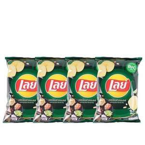泰国进口，乐事  薯片 69g*4包 